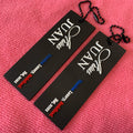 Frost Surface 3D Raised logo Black Silicone Rubber Hangtaghigh Flexible Apparel Convex logo PVC Rubber Clothing Tag
