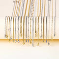 Waterproof Stainless Steel 14K 18K 24K Gold Plated Jewelry Rope Snake Figaro Paperclip Cuban Chain Choker Necklace for Women