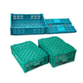 Food Grade 50L Plastic Folding Work Bin Crate/Collapsible Logistic Turnover Box Agriculture Vegetable Fruit Storage Container