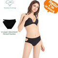 Shanhao Ready to Ship Teens Washable Leakproof Panties Young Girls Adjustable Waistband Braga Menstrual Plus Size Period Panties
