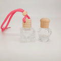 In Stock 5ml 10ml Car Deodorant Perfume Bottle Car Ornaments Essential Oil Fragrance Hanging Bottle Glass Craft Small Bottle