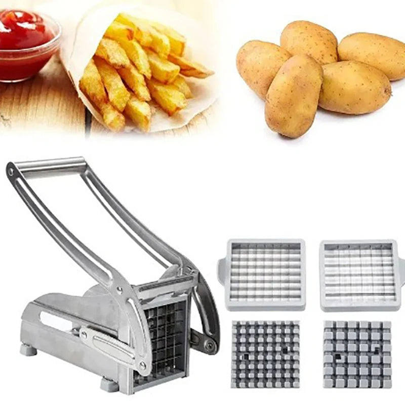 Manual Household Potato Cucumber Slicer Stainless Steel Multi-Function Chip Machine Vegetables Cross-Border Vegetables Tool Box