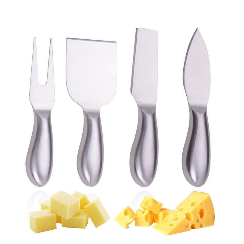 Mini Stainless Steel Charcuterie Knife Set Metal Butter Cutter Appetizer Forks Cheese Slicer Spreader Accessories