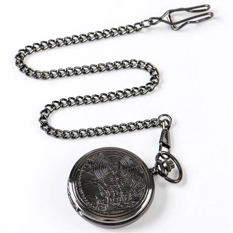 Dr who Movie Theme Design Alloy Necklace Pendant & Gift Box Novelty Quartz Pocket Watches with Chain MegaBDM