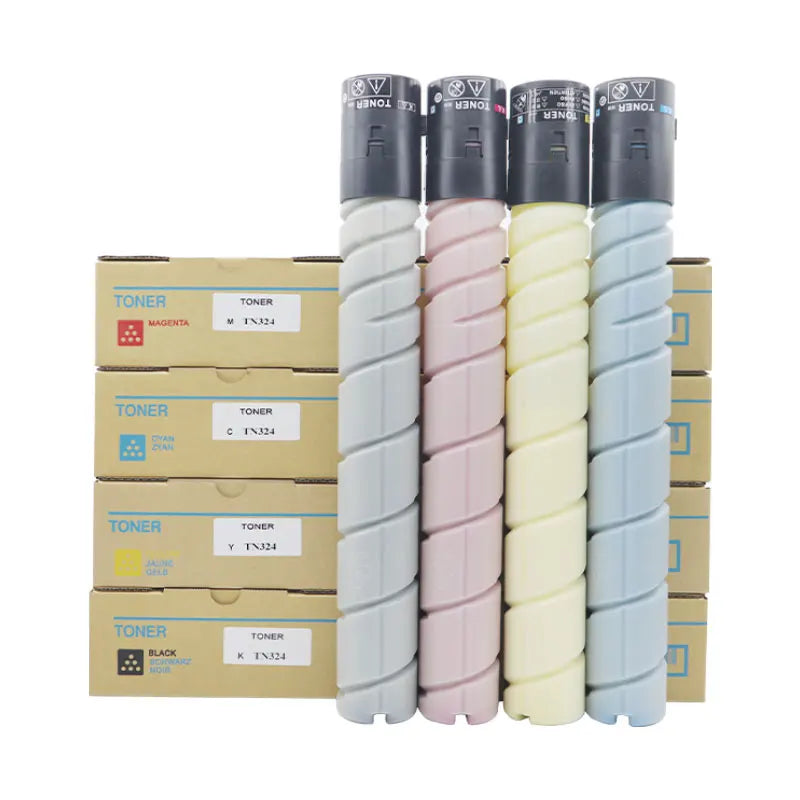 Compatible Bizhub C258 308 368 for Konica Minolta TN324 CKMY Color Full Toner Cartridge