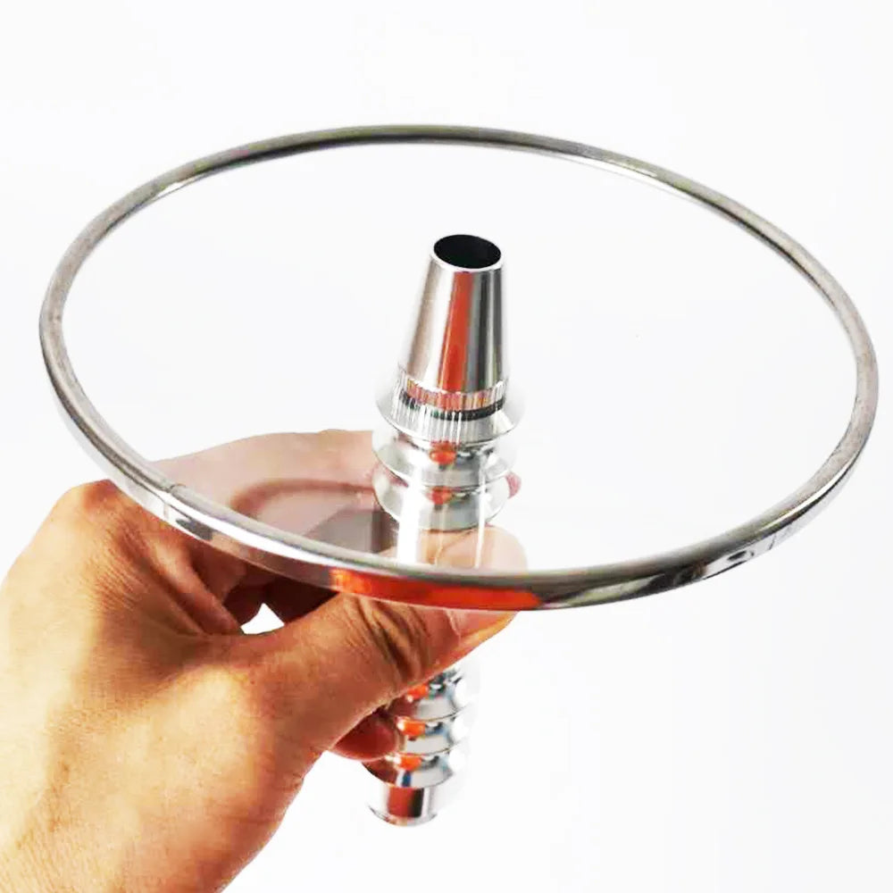 Fast Delivery Wholesale Hookah Shisha Accessories Transparent Glass Hookah Trays