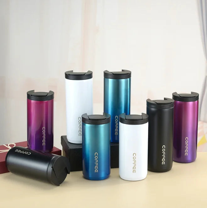 Trending Straight Insulated Coffee Mug with Lid and Straw in 2025