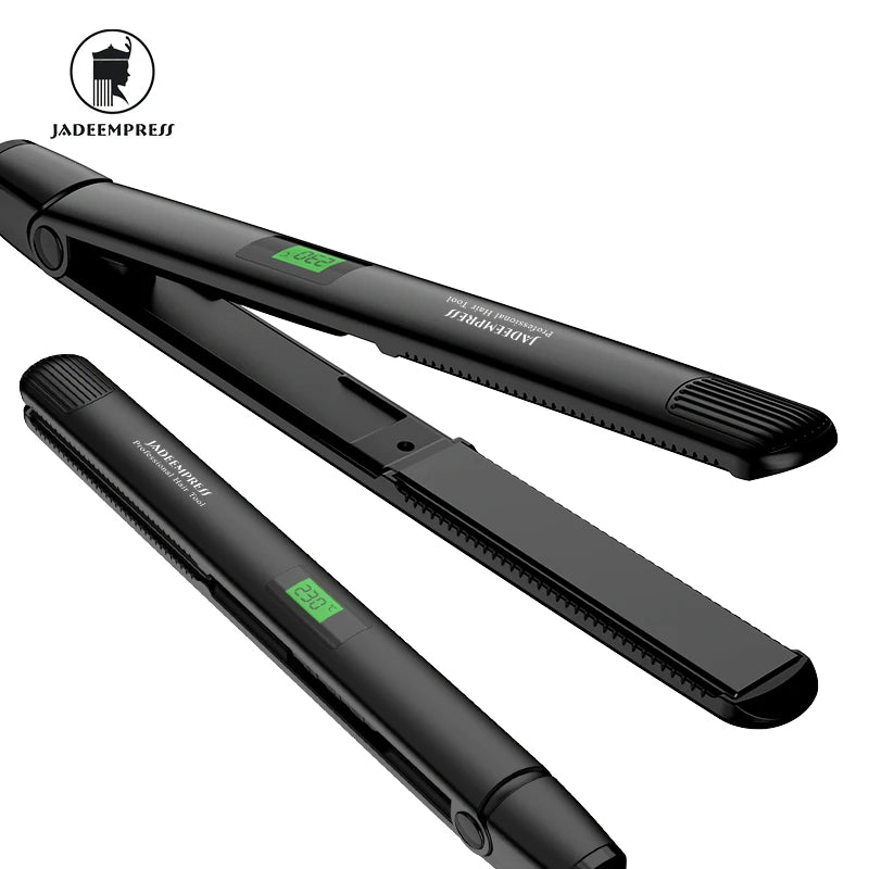 Professional Ceramic Hair Iron Straightener with LCD Display Electric Flat Irons Wholesale Customizable Portable Iron