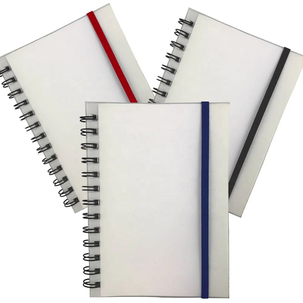 B6 Frosted PP Cover Notebook with Side Spiral Bound and Recycled Lined Paper NB014 Promotional Gifts Laura B6 PP Notebook
