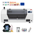 Europe Warehouse A3 Inkjet TShirt Printing Machine XP600 13Inch Roll Pet Film Clothes Fabric Ingani Printing Printer Machine Dtf