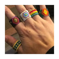 H&P Europe and America Fashion Miyuki Beads Wholesale Handmade Bead Rings Boho Rings Miyuki Beads Ring