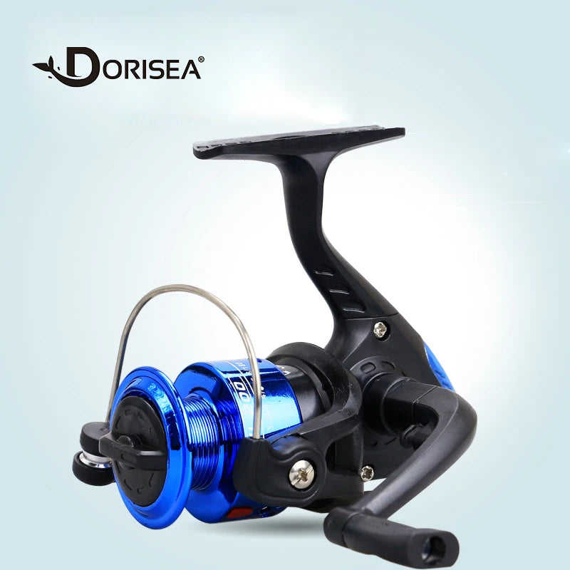 DORISEA 200 Series New User Fishing Reel Cheap Factory Price 3BB 5.2:1 Spin Ning Metal Construction Fake Bait for Stream Tackle