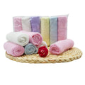 100% Natural Bamboo Fiber Dish Cloths Super Absorbent Nonstick Oil Washable Fast Drying Kitchen Cleaning Cloths