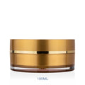 30g 50g 100g 120g Luxury Gold Cosmetic Face Cream Wax Clay Container Skin Care Round Acrylic Double Wall Body Butter Scrub Jar