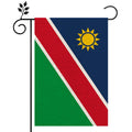 Custom 12x18 Inch Indoor Outdoor Decorative Namibia Burlap Garden Flags
