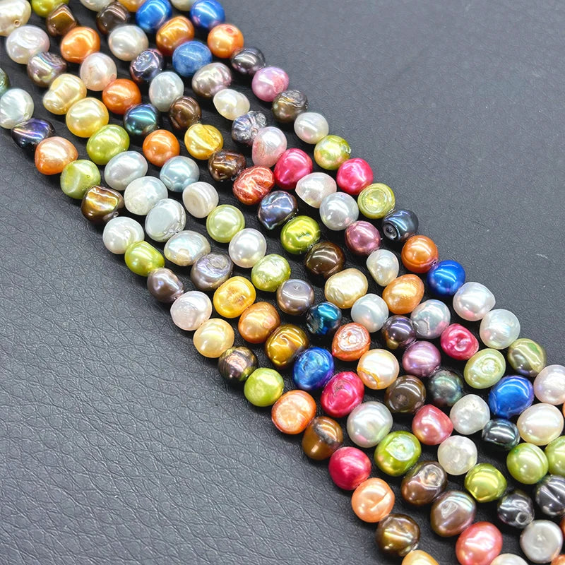 Baroque AAA Natural Freshwater Pearl Luxury Bracelet Mother of Pearl with Loose Freshwater Pearls Premium Jewelry
