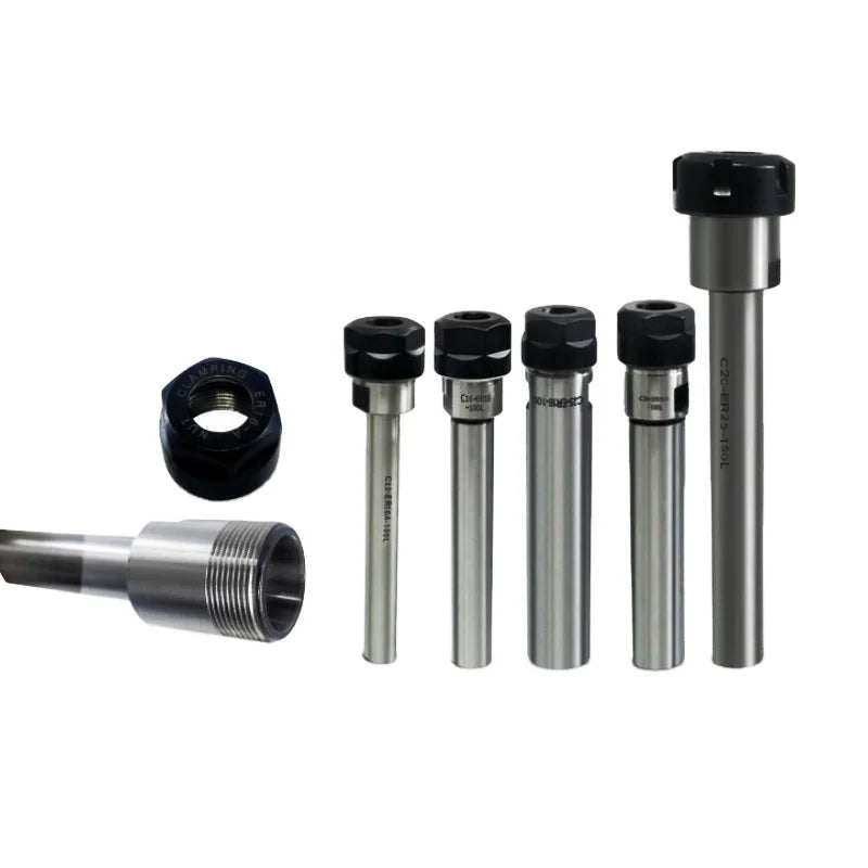 C8-ER8A C10-ER8A C10-ER11A Mini CNC Mill Collet Chuck 30000rpm Carbide Single Crystal Diamond MCD CVD Single Flute 55HRC