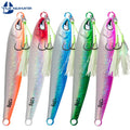Metal Jig Bait Fish Lure Artificial Metal Jig Lures with  Assist Hook