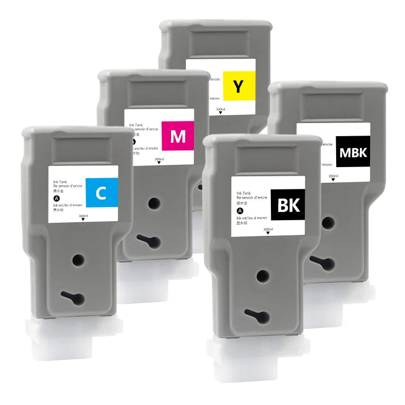 Ocbestjet 300ML/PC PFI 207 Compatible Ink Cartridge Full With Pigment Ink for canon IPF 680 685 780 785 Printer