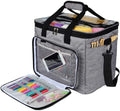 Huge Knitting Bags and Totes Organizer Yarn Storage Organizer for Unfinished Project Knitting Needles Crochet Hooks