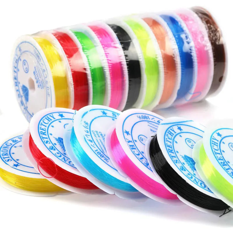 DIY Transparent High Tenacity Elastic Thread Wire Crystal Line Beading Cord String Thread Jewelry Making Bracelet Accessories