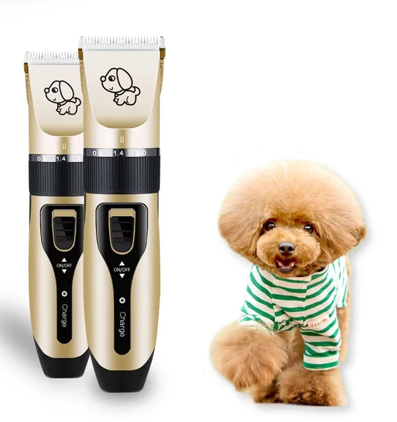 8 in 1 Haircutting 4 Piece razor Head Pet Cat Dog Hair Trimming Electric Hair Cutter Set