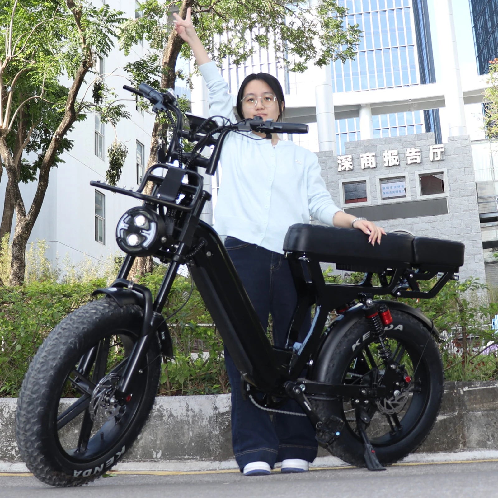 VOMO Electr Bike for Lady VOMO X70 20inch Eu Warehouse Electric City Kids EBike Bicycle 250w Children Dirt Fat Tire E-bike