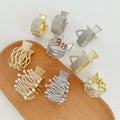 New Arrival Little Cat Fish Shaped Crystal Pearl Alloy Bride Hair Clips Fashion Pop Girls Hair Claws for Women Hair Accessories