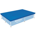 For Bestway Rectangle Pool Cover for 2.24m x 1.54m 2.64m*1.74m 3.04m*2.05m 4.1m*2.26m Ground Pools Versatile Size Reel Cover Poo