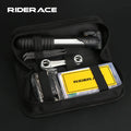RIDERACE Bicycle Repair Tools Kit Portable Road Bike Tire Patch Multi Tool Set With Pump Mountain Bike Accessories Auto Tool Set