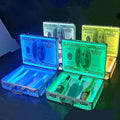 100 USD DOLLAR MONEY LED Bottle Presenter 3 Bottles Glorifier Box Champagne Bottle Carrier Case for Night Club Party