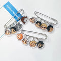 Anime Cartoon Brooch Small Pendants Clothing Bag Accessories Anime Goods Hinata Tobio Kageyama Kuroo Kotaro Miya Osamu Fans Gift