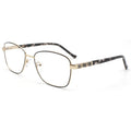 Metal Big Size FullRim Glasses Frame Global Recycled Standard Certified Ideal for Daily Casual Emphasizes Personal Expression