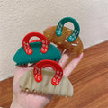 Hair Claw  Fashion Sweet Colors Acetate Hair Claw Clips for Woman Girls Thick Hair