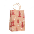 Wholesale Merry Christmas Paper Gift Bags Custom Logo Printed Shopping Paper Bags Manufacturers
