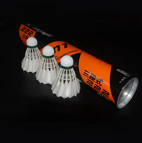 Popular 3 in 1 Good Goose Feather Badminton Shuttlecock Pack of 12 Stable and Sturdy Badminton Shuttles sports