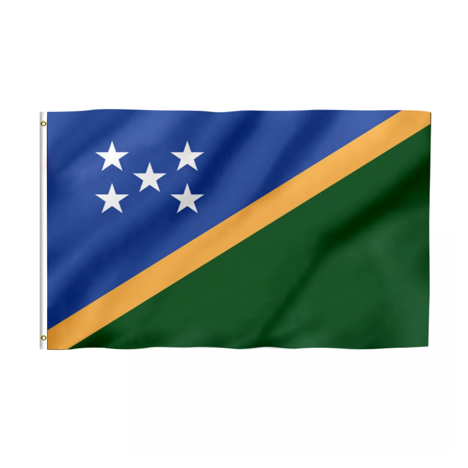 Promotional Product Fast Delivery Factory Custom the Solomon Islands Flag 100%Polyester  3x5 ft Flags
