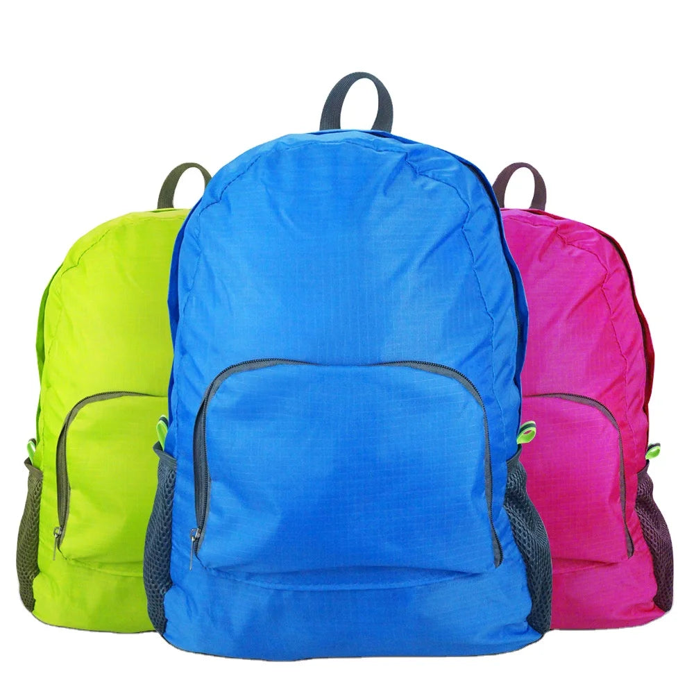 Folding Waterproof School Bag for Adult Children School Student Backpack Outdoor Travel Climbing Sport Backpack