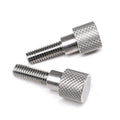 Custom Screw M3 M4 M5 3/8 Knurled Thumb Screw Stainless Steel Brass Round Knurled Head Anodized Aluminum