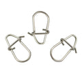 Stainless Steel Fishing Tackle Snap Lock Cucurbit Swivel & Snaps Essential Fishing Equipment