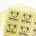 160Pcs/lot Vintage Cute Little Bear for You Sealing Sticker DIY Gifts Posted Baking Decoration Label Multifunction Scrapbooking