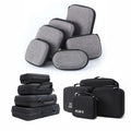 Factory Direct Custom Square Gray Case Zipper Storage Eva Tool Case Zipper Organizer Box Camping Hiking Travel