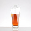 Custom Unique Design 350ml 500ml 750ml Luxurious Unique Shape Alcohol Vodka Gin Tequila Wine Liquor Spirits Water Glass Bottles