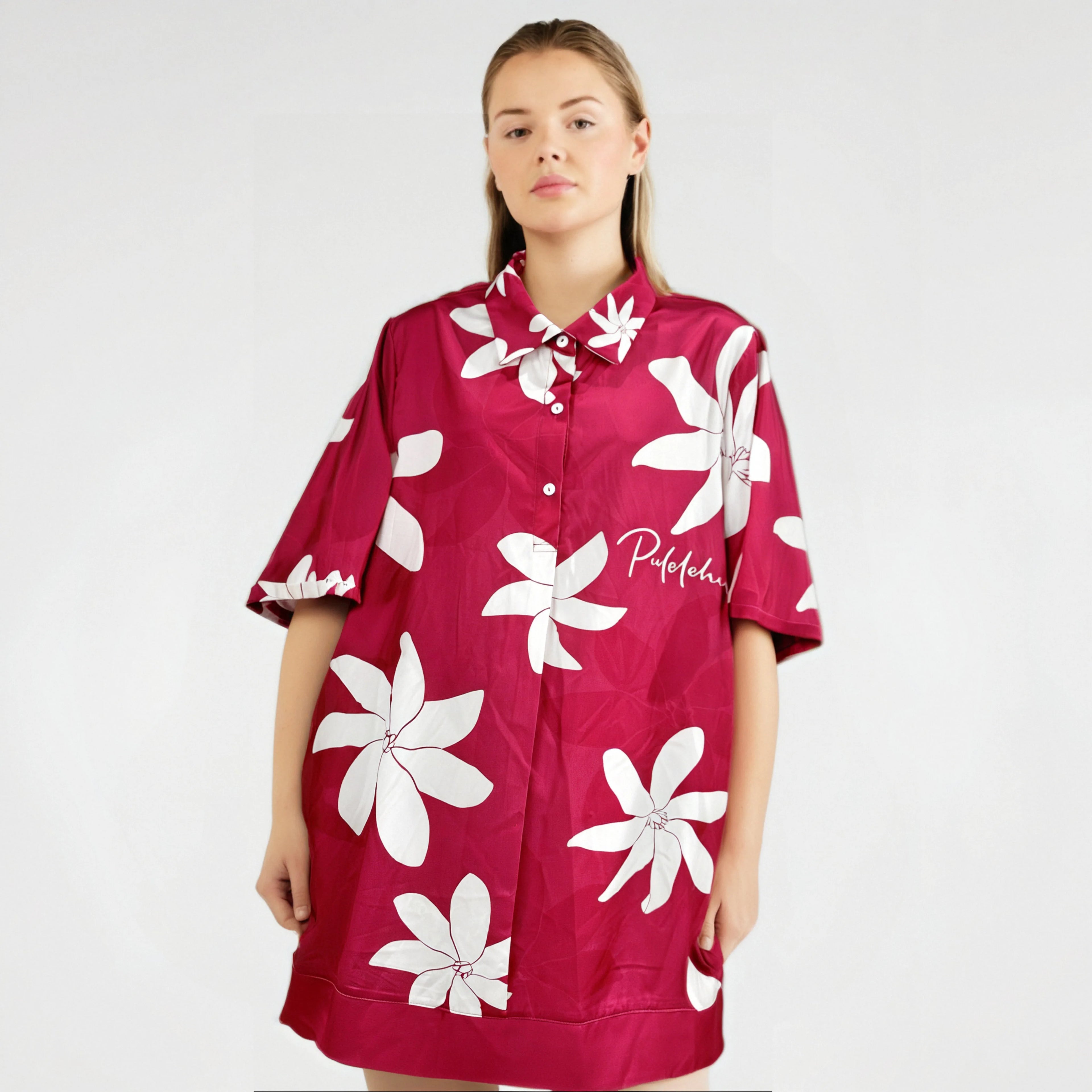 Printing Beach Wear Woman Dress Dress Shirts for Women Loose Dress Women Ladies