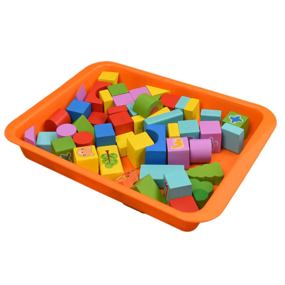 Wholesale Hard Plastic Trays for Food Multifunctional Serving Trays Colorful Plastic Rolling Trays