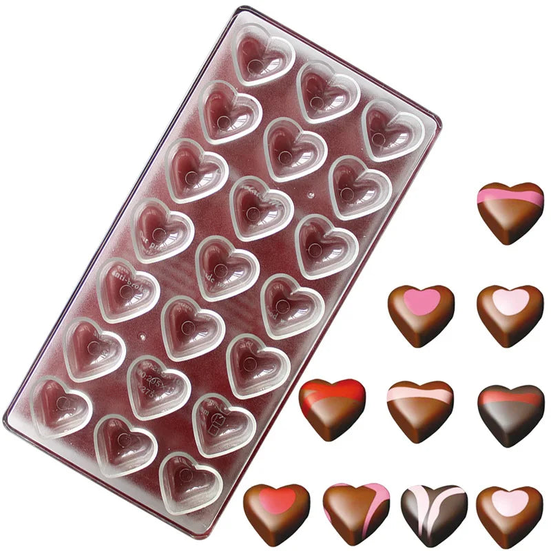 DIY PC Chocolate Molds Clear Hard Plastic Polycarbonate Mould Polycarbonate Chocolate Molds