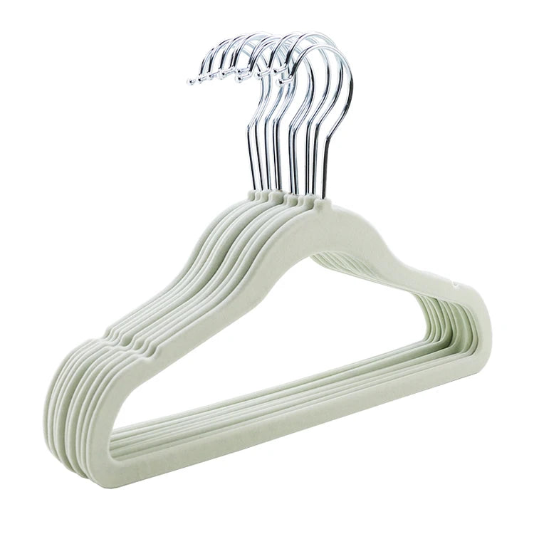 Premium Velvet Hangers for Kids Non-Slip and Space-Saving Wholesale Fabric Hangers for Wardrobe Clothing