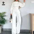F5175 Clothing Manufacturers Custom Two Piece Set Women Clothing Designer Clothes Loungewear Women Sets Spring Outfits