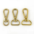 Deepeel AP257 11/18/21mm Handbag Hardware Accessories Bag Strap Clasps Swivel Snap Hook Brass Buckles