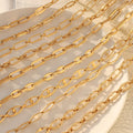 Minimalism U Shape Simple Elegant Non Fade Necklace Stainless Steel Women Gold Bracelet Necklace Set